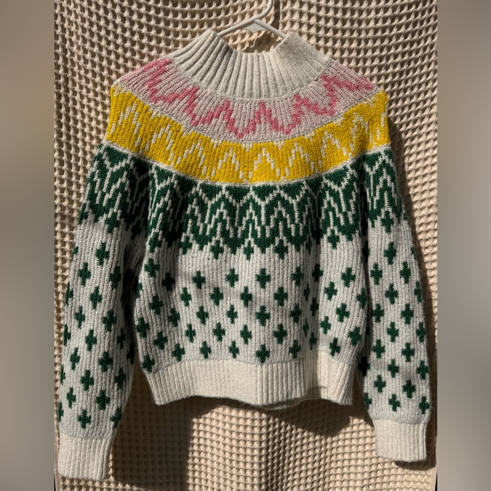 Old Navy Multicolor Cowl Neck Sweater